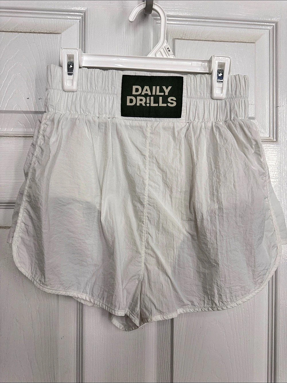 Daily Drills White Athletic Shorts